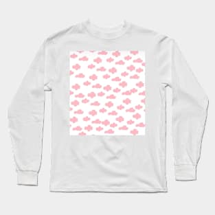 Pink clouds design Long Sleeve T-Shirt